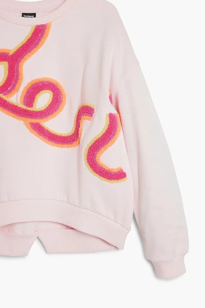 Детски памучен суичър Desigual