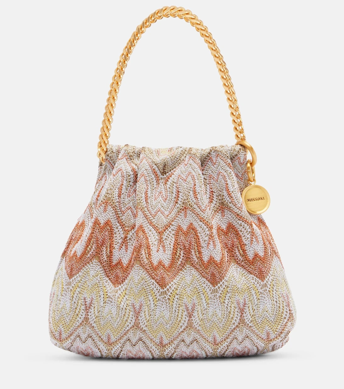 Missoni - Zigzag lamé bucket bag