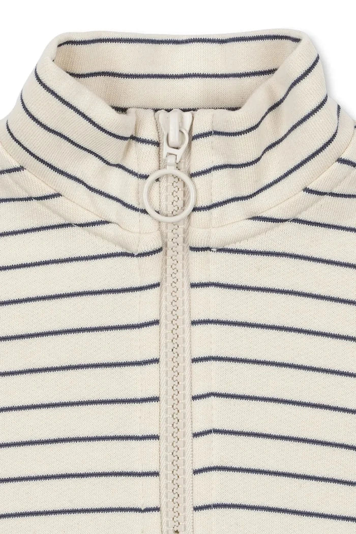 Детски суичър Konges Sløjd LOU STRIPE HALF ZIP SWEAT OCS