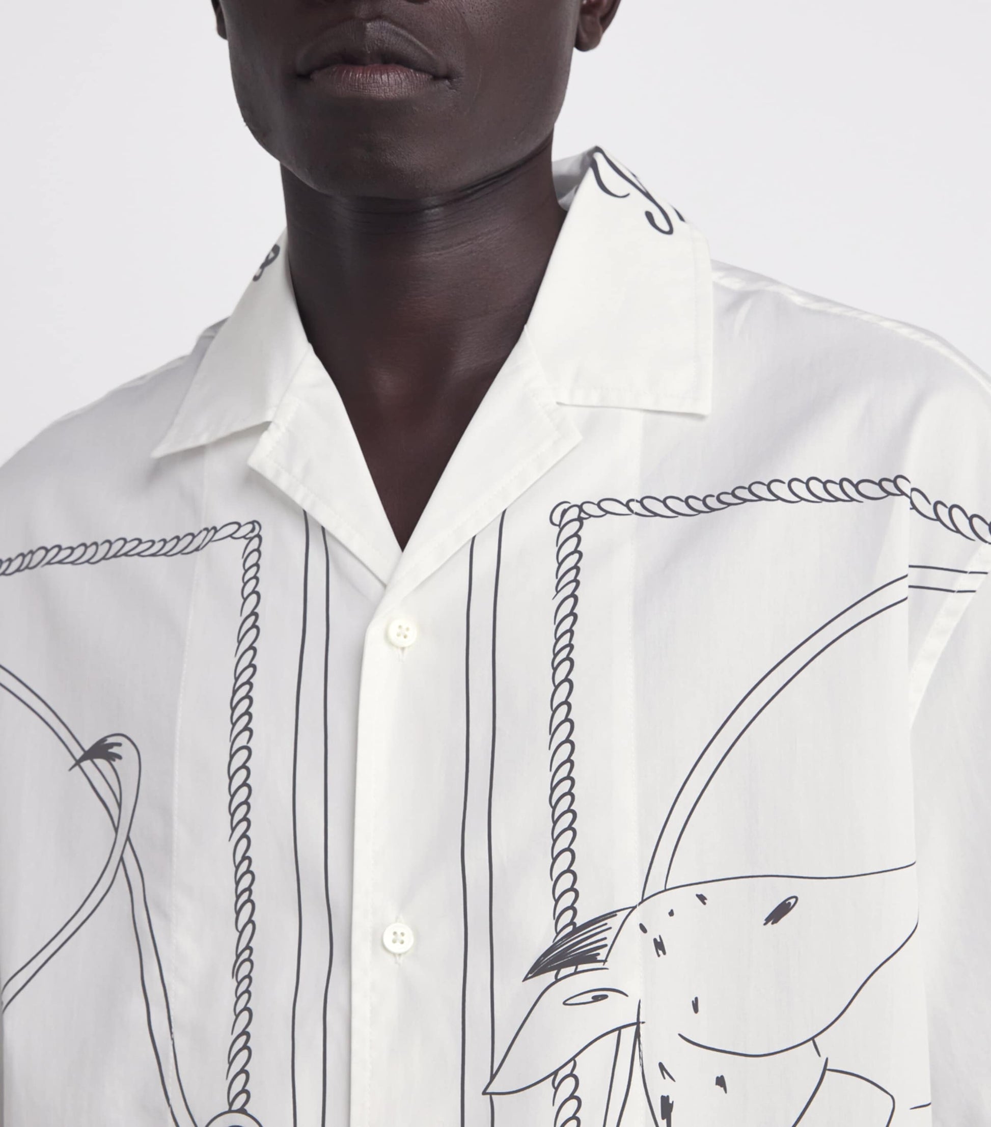 Cotton Illustration Shirt