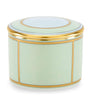 GINORI 1735 Porcelain Colonna Diva Verde Trinket Box