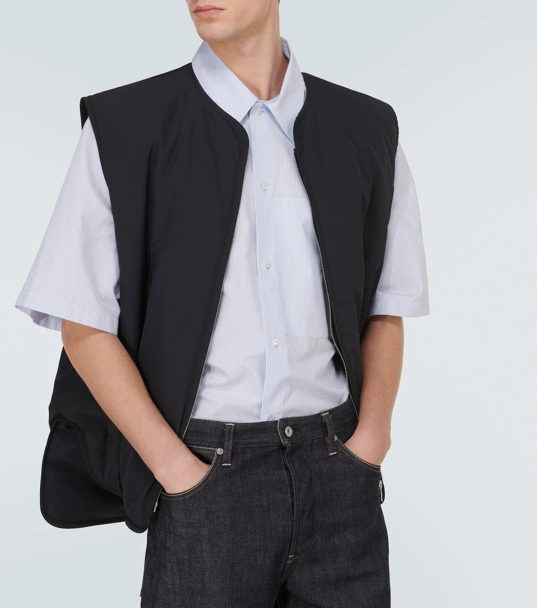 Jil Sander - Friday pinstripe cotton shirt