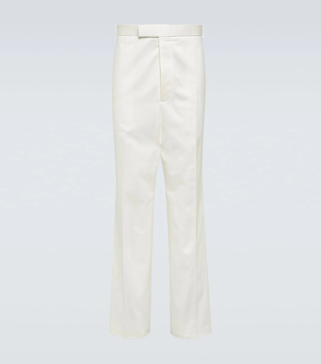 Thom Browne - High-rise cotton twill chinos