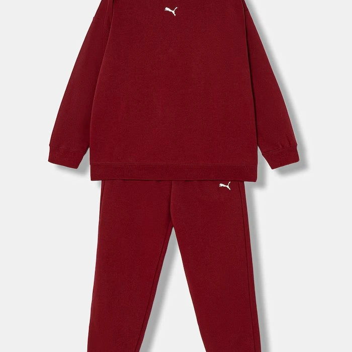 Puma pamuklu çocuk eşofman takımı Loungewear Sweat Suit