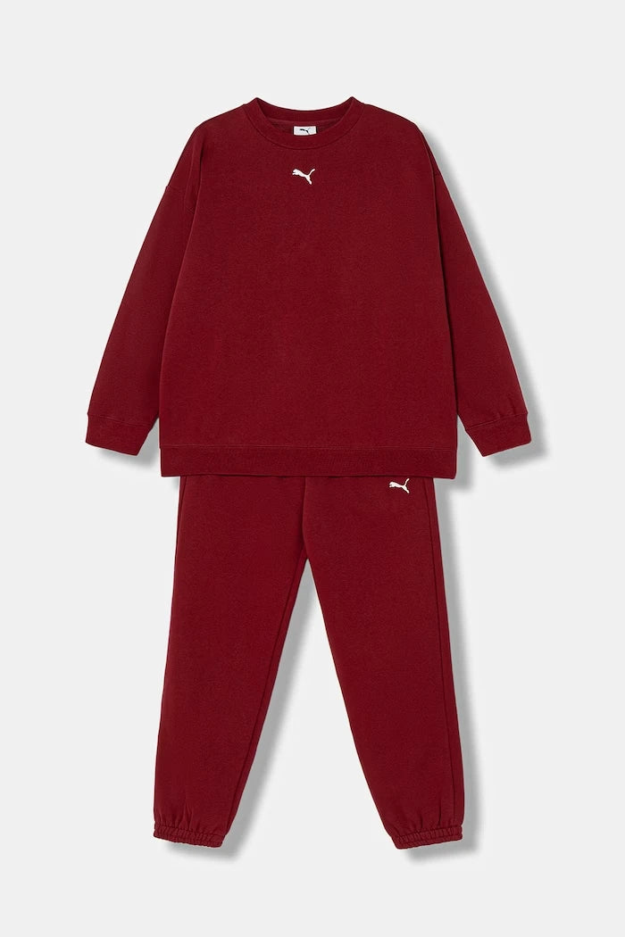 Puma pamuklu çocuk eşofman takımı Loungewear Sweat Suit