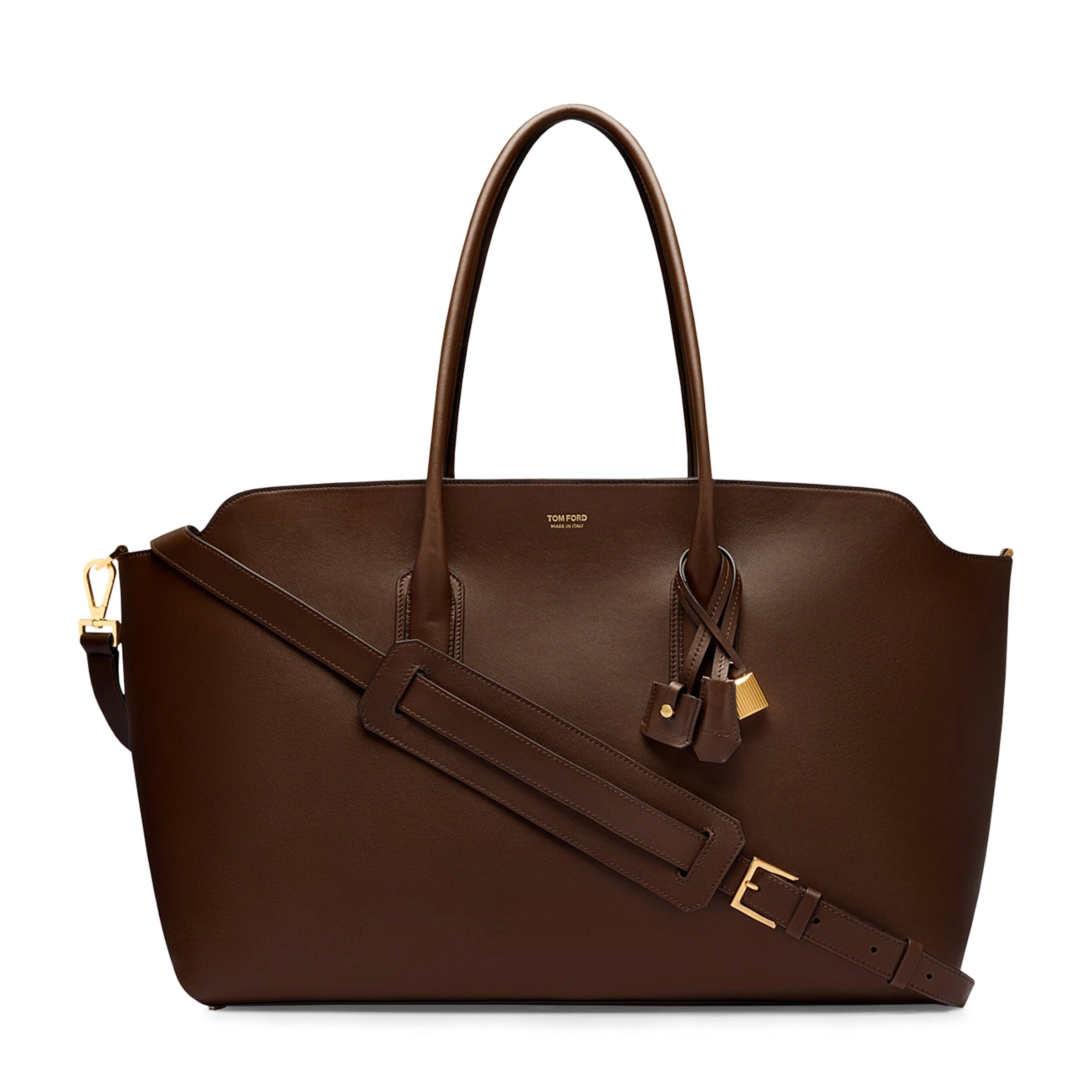 Leather East-West Alexander Tote Bag