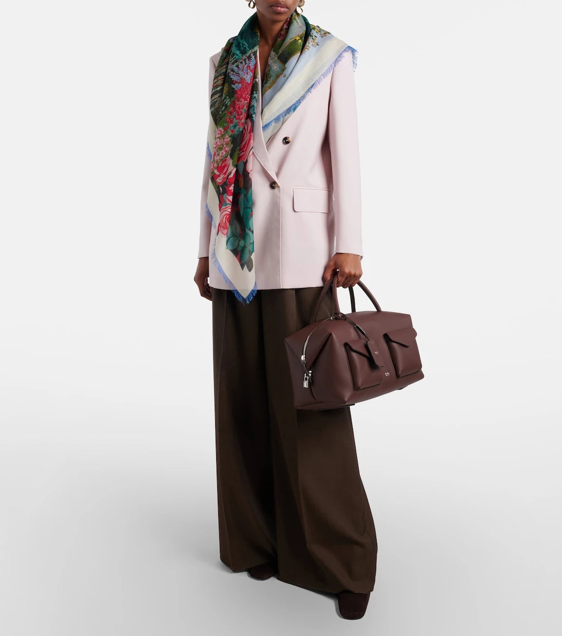 Max Mara - Büyük deri el çantası