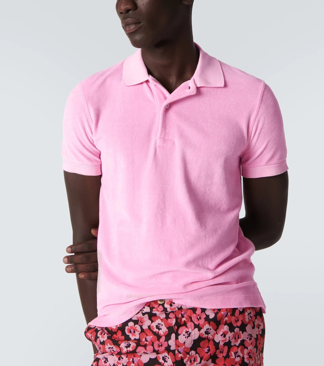 Tom Ford - Cotton-blend terry polo shirt