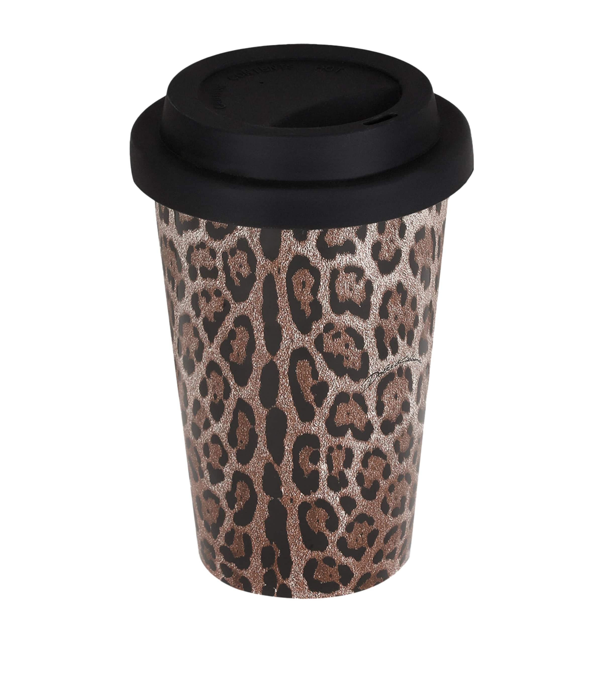 Dolce & Gabbana Casa Ceramic Leopardo Travel Mug