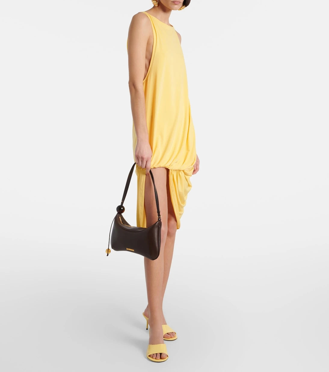 Jacquemus - Bisou Perle Large leather shoulder bag