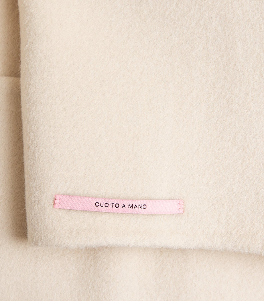 MAX&Co. White Wool-Blend Jacket