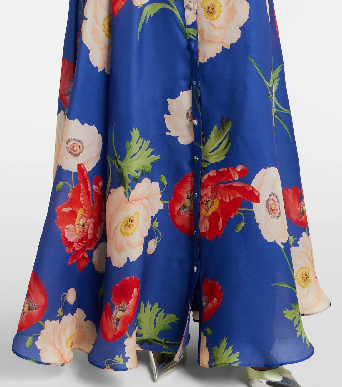 Leo Lin - Josephine floral silk gown