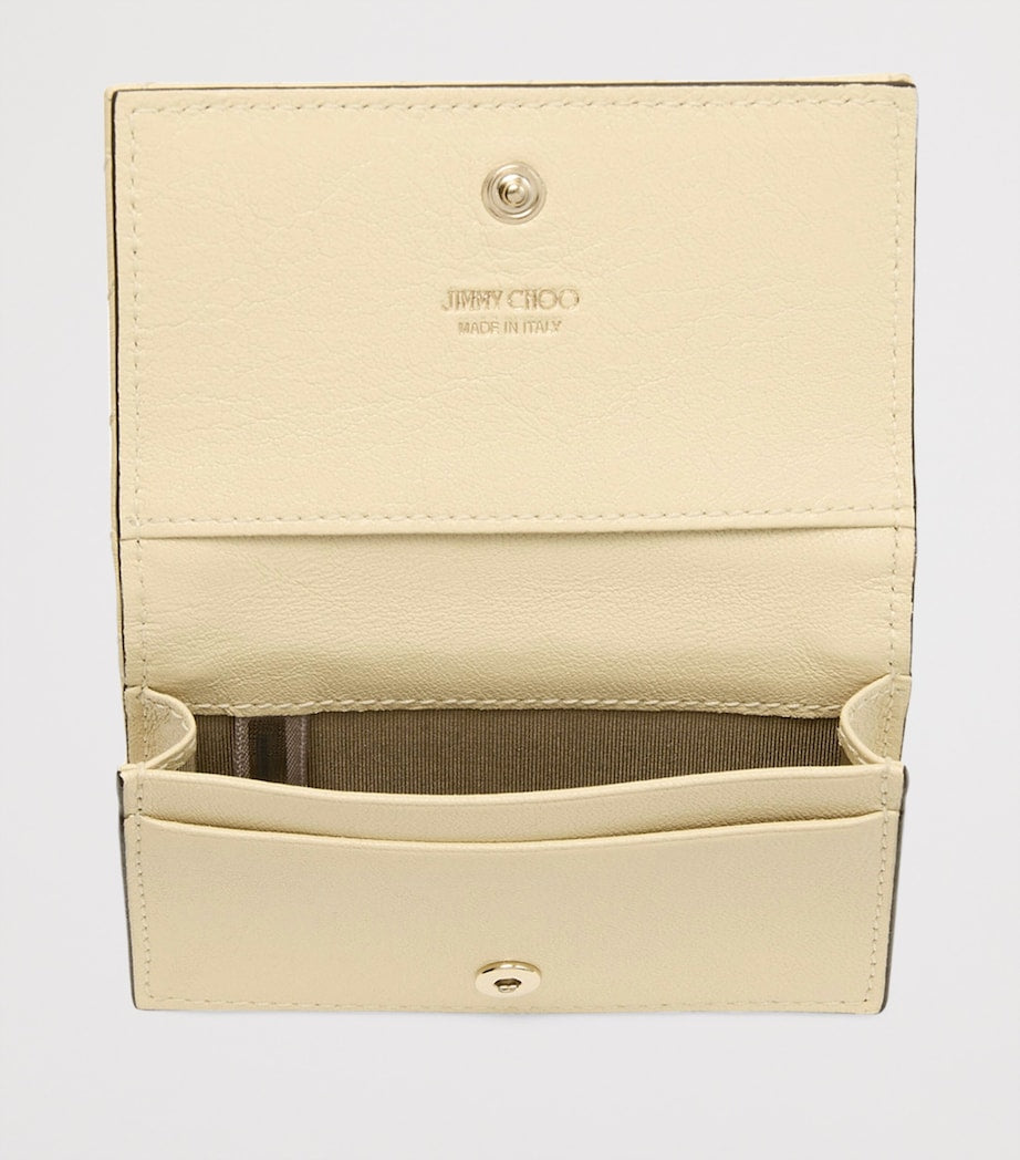 Beige Curve Nello Leather Wallet