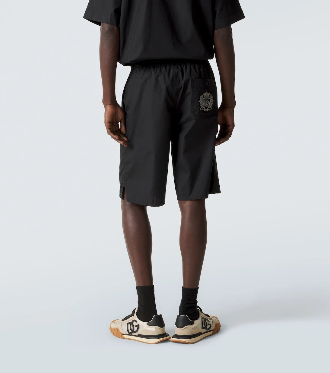 Dolce&Gabbana - Vanity cotton poplin Bermuda shorts