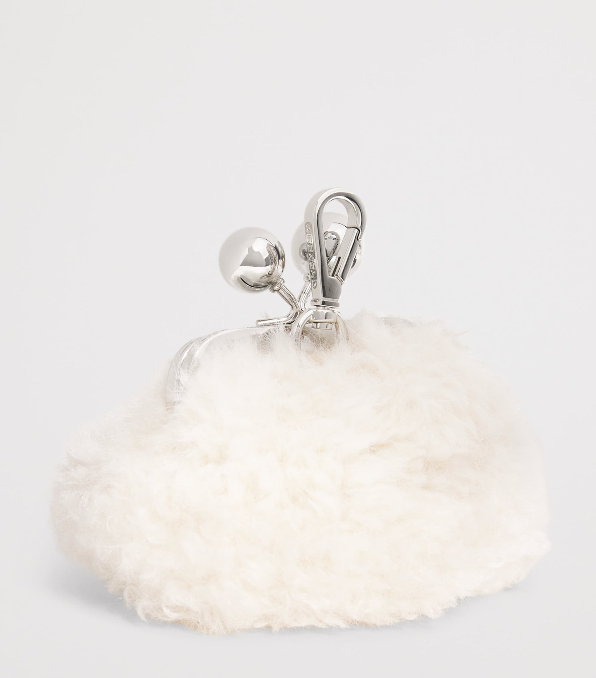 Faux Fur Pasticcino Nano Bag IVORY