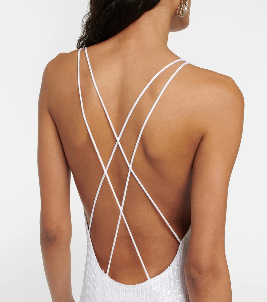 Rotate - Embellished slip maxi dress