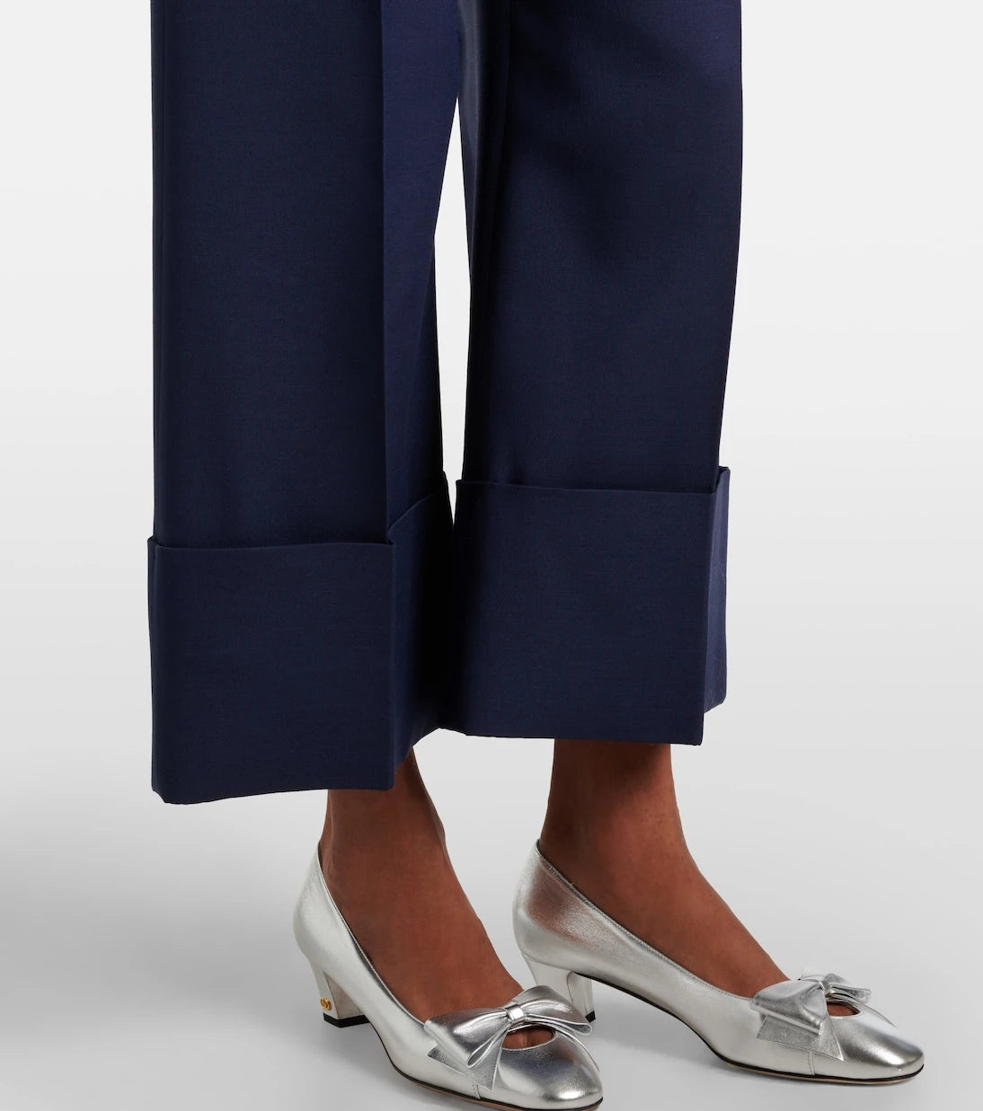 Valentino - Crepe Couture wide-leg pants