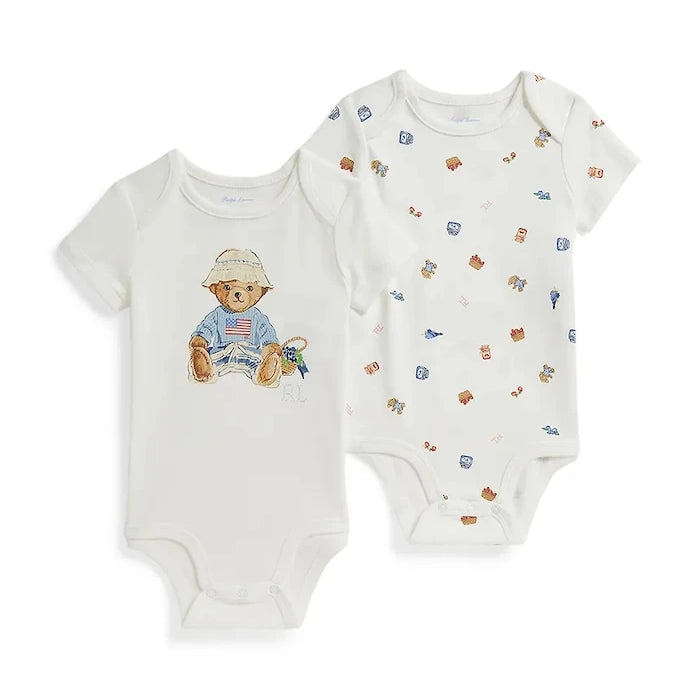 Бебешко боди от памук Polo Ralph Lauren (2 броя)