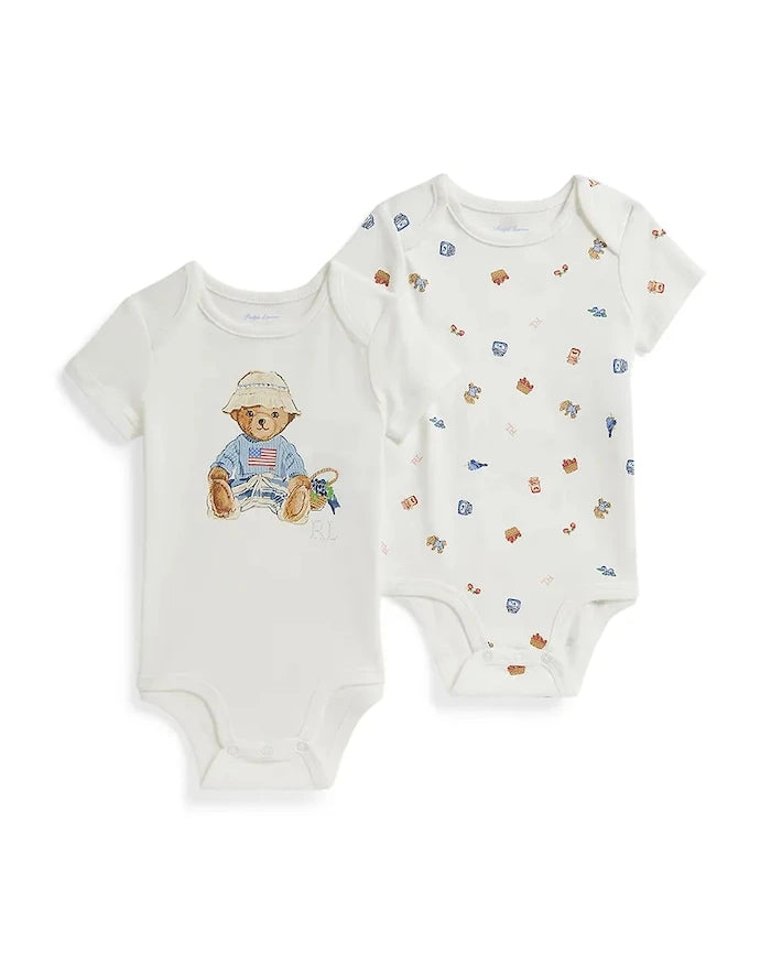 Polo Ralph Lauren Pamuklu Bebek Body (2'li)