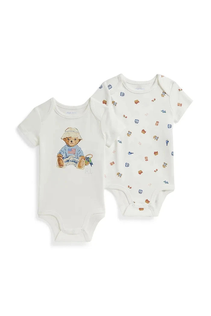 Бебешко боди от памук Polo Ralph Lauren (2 броя)