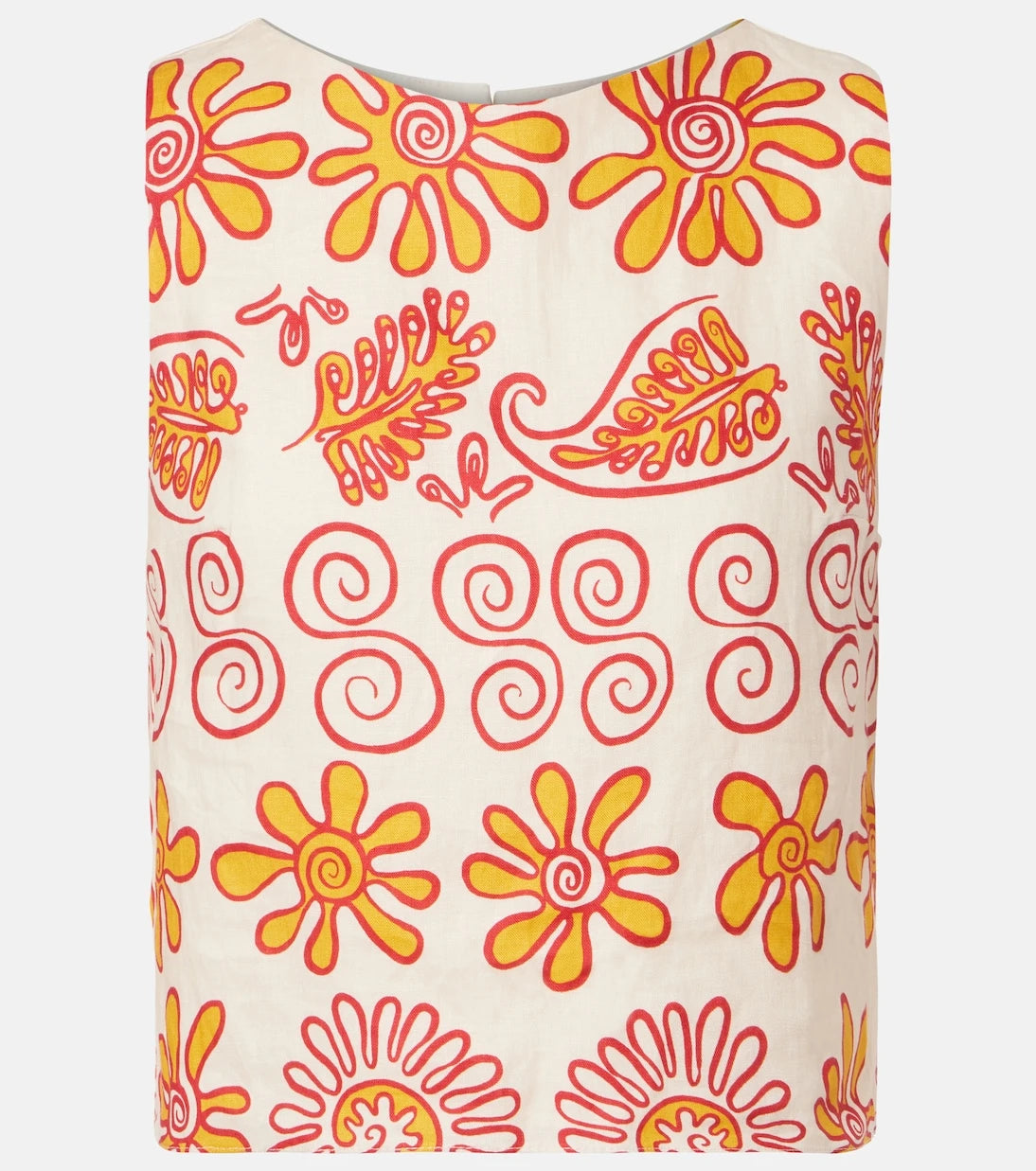 Cala de la Cruz - Avelino printed linen top