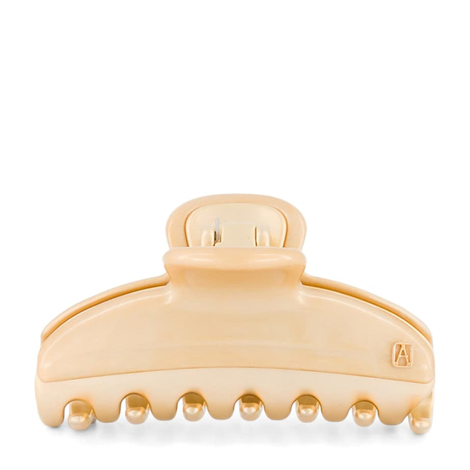 Gold-Plated Claw Hair Clip X3- PAIL DORE/OR