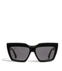 Max Mara Black Acetate Cat-Eye SPARK7 Sunglasses