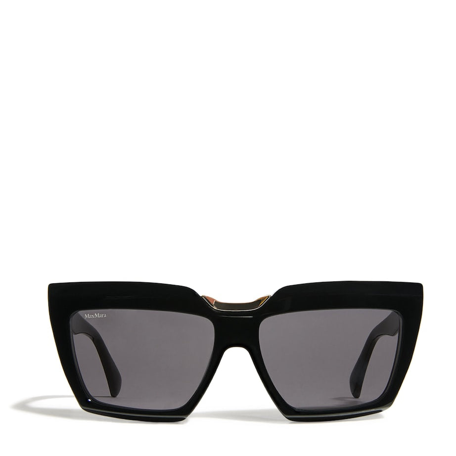 Max Mara Black Acetate Cat-Eye SPARK7 Sunglasses