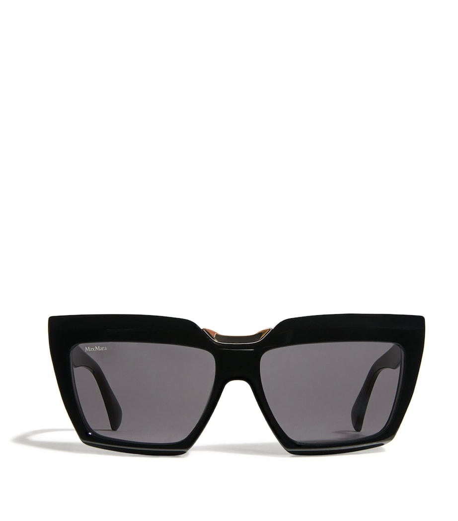 Max Mara Black Acetate Cat-Eye SPARK7 Sunglasses