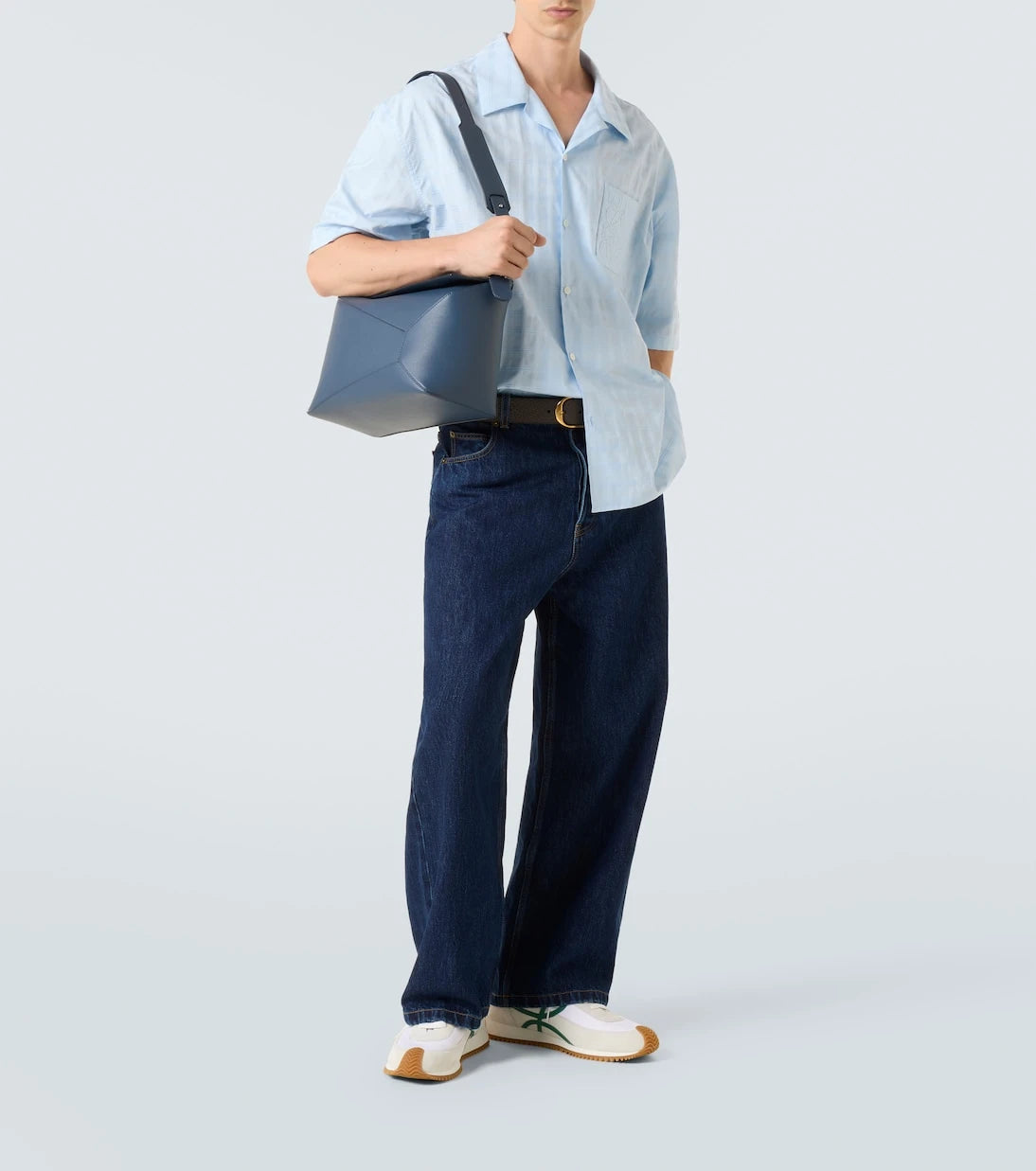 Loewe - Flow Runner 2.0 suede-trimmed sneakers
