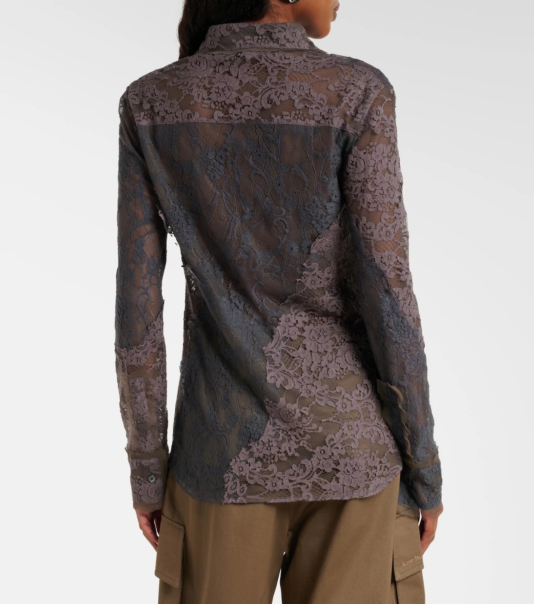 Acne Studios - Cotton-blend lace shirt
