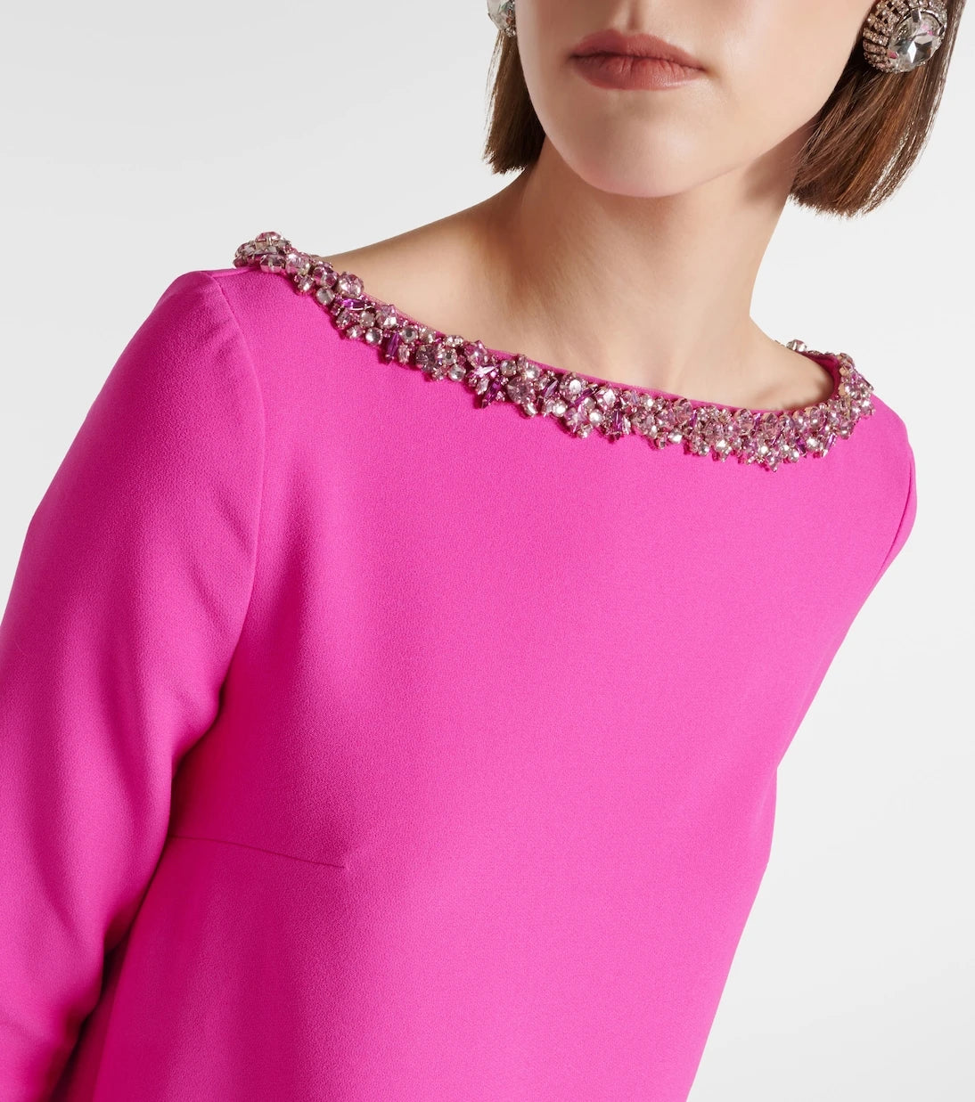Safiyaa - Naimal embellished crêpe gown