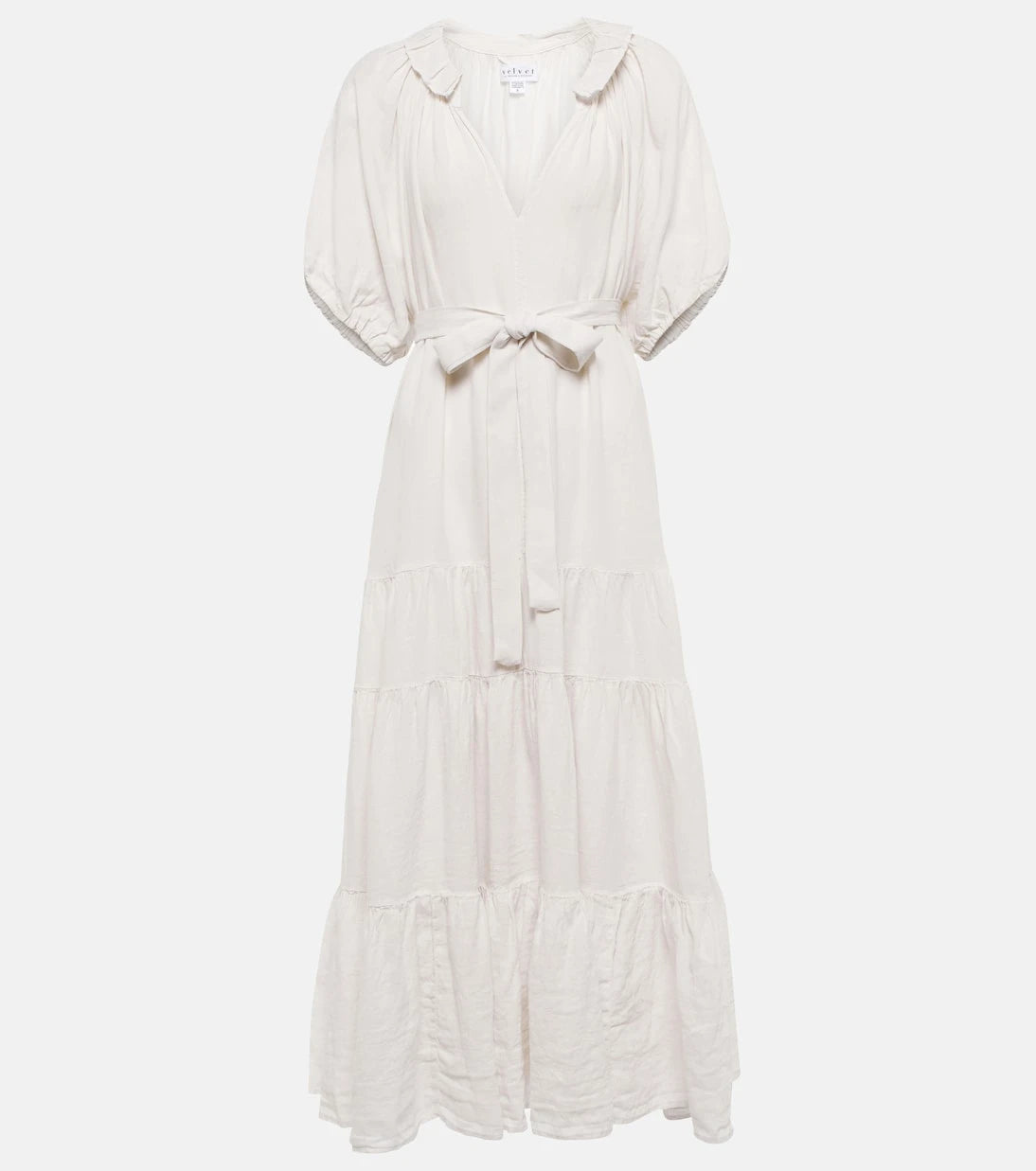 Velvet - Karina linen midi dress