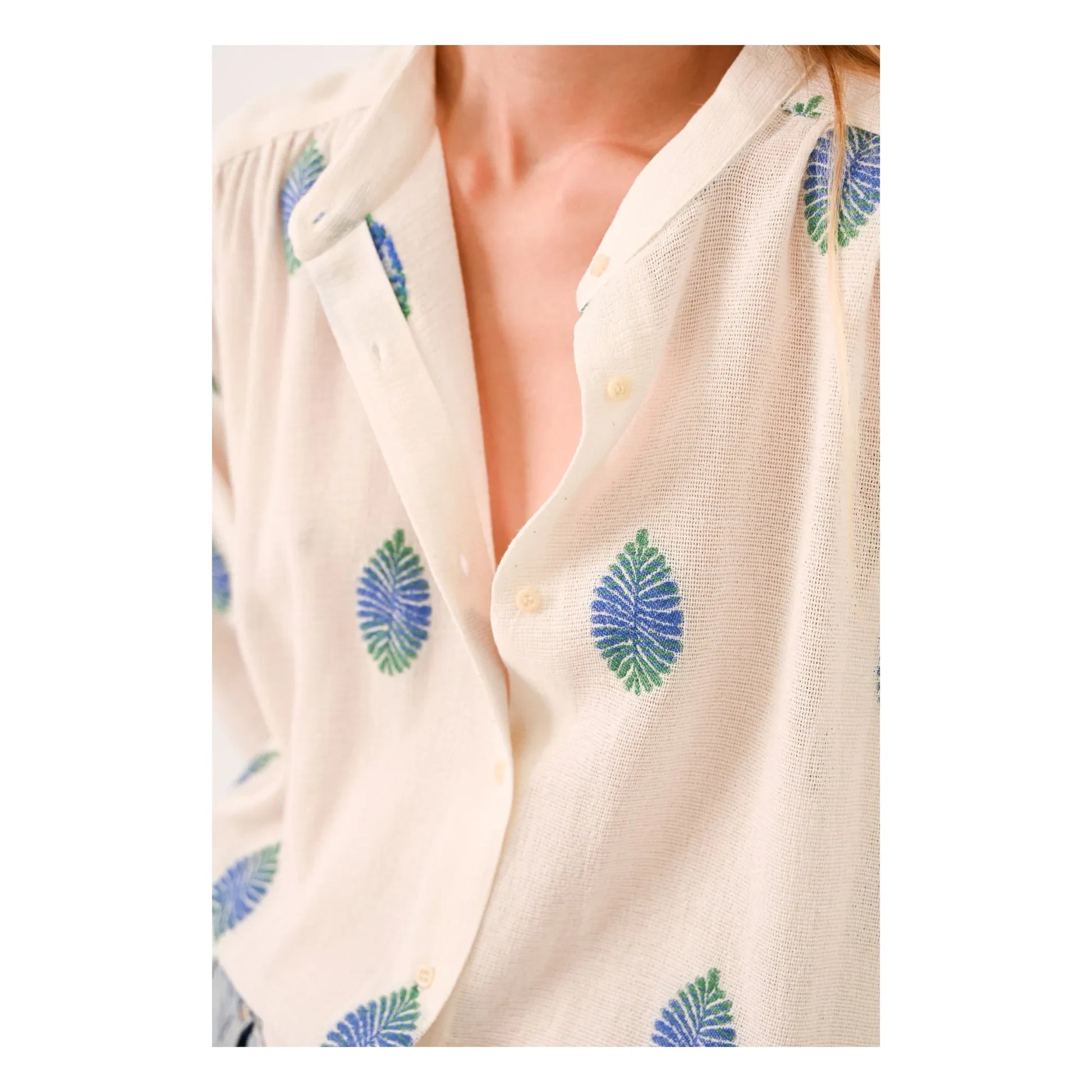 Sacrécoeur - Louisa Uxua shirt | White