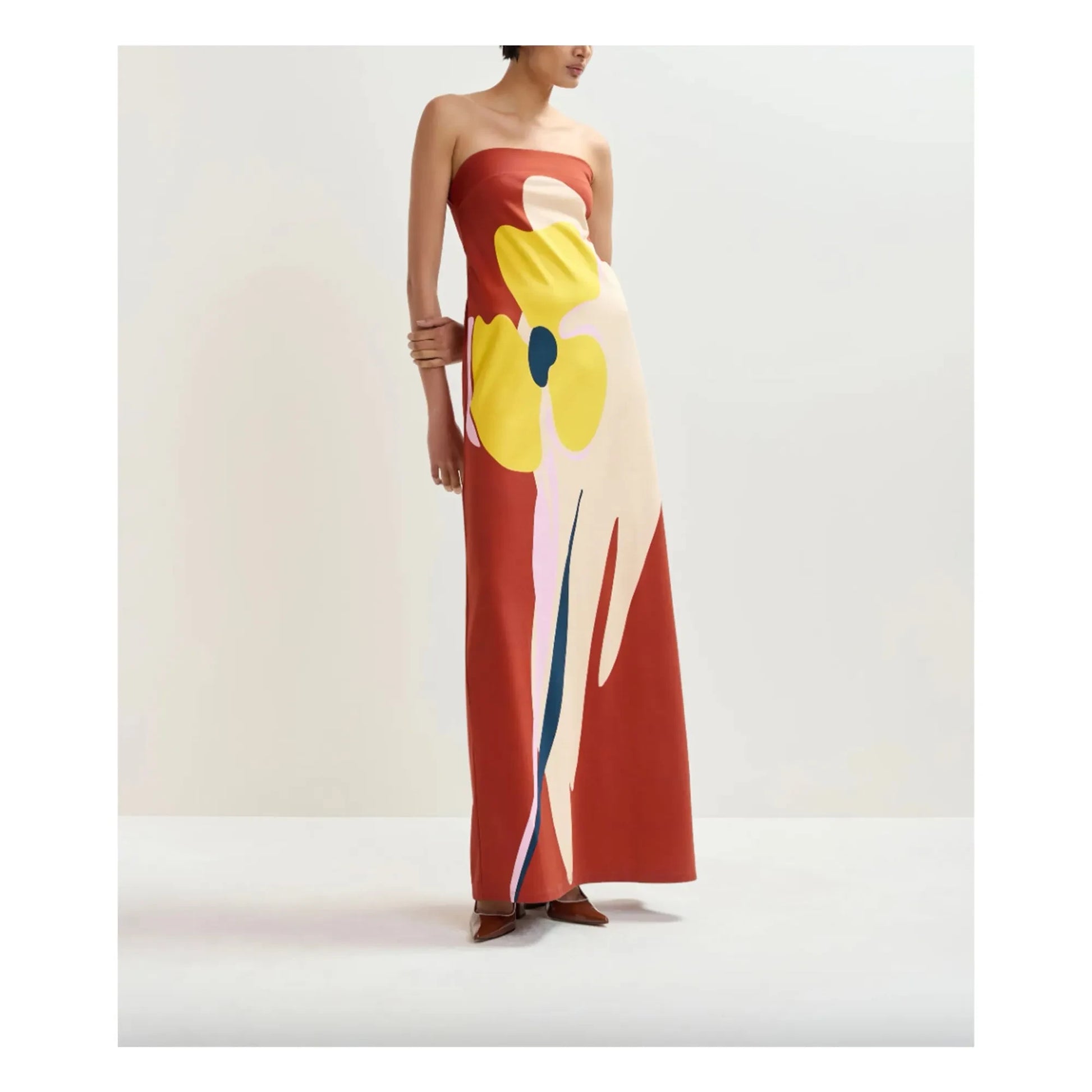 Essentiel Antwerp - Jannick Cotton Dress | Brick red