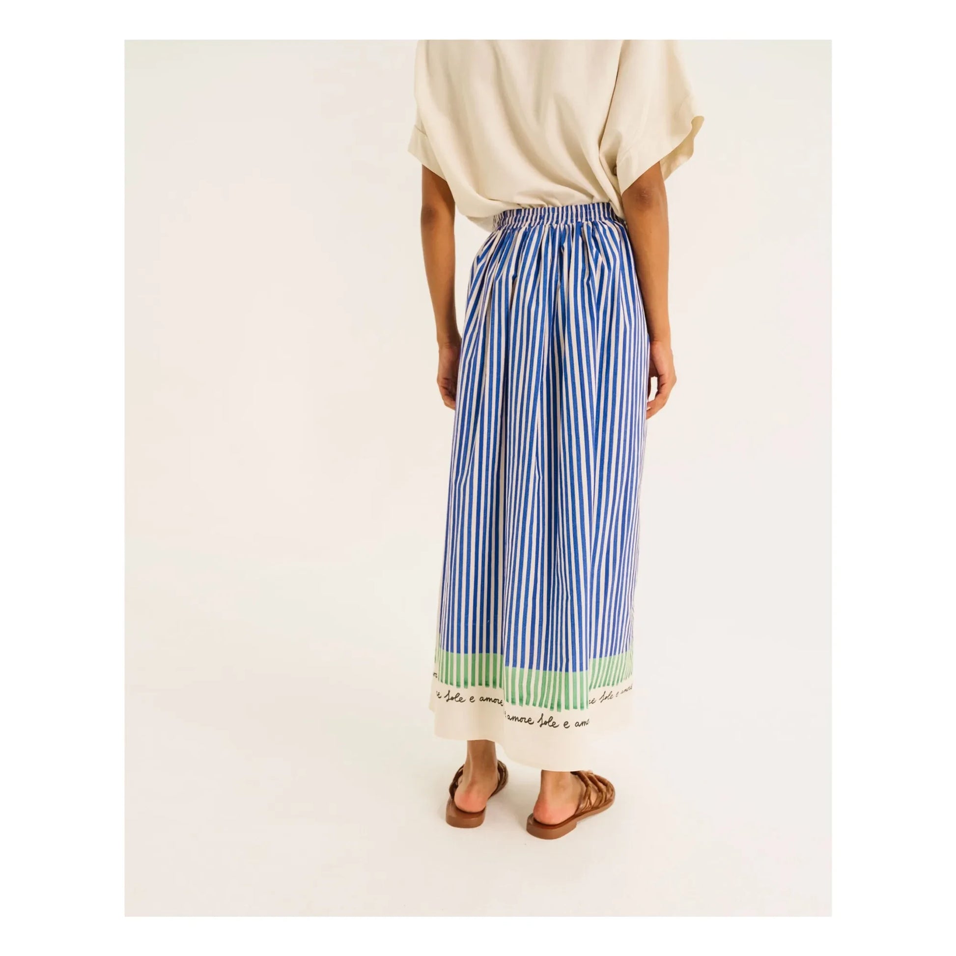 Tinsels - Christie Stripes Skirt | Blue