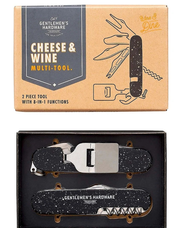 Gentelmen's Hardware Cheese and Wine Tool Çok Fonksiyonlu Alet