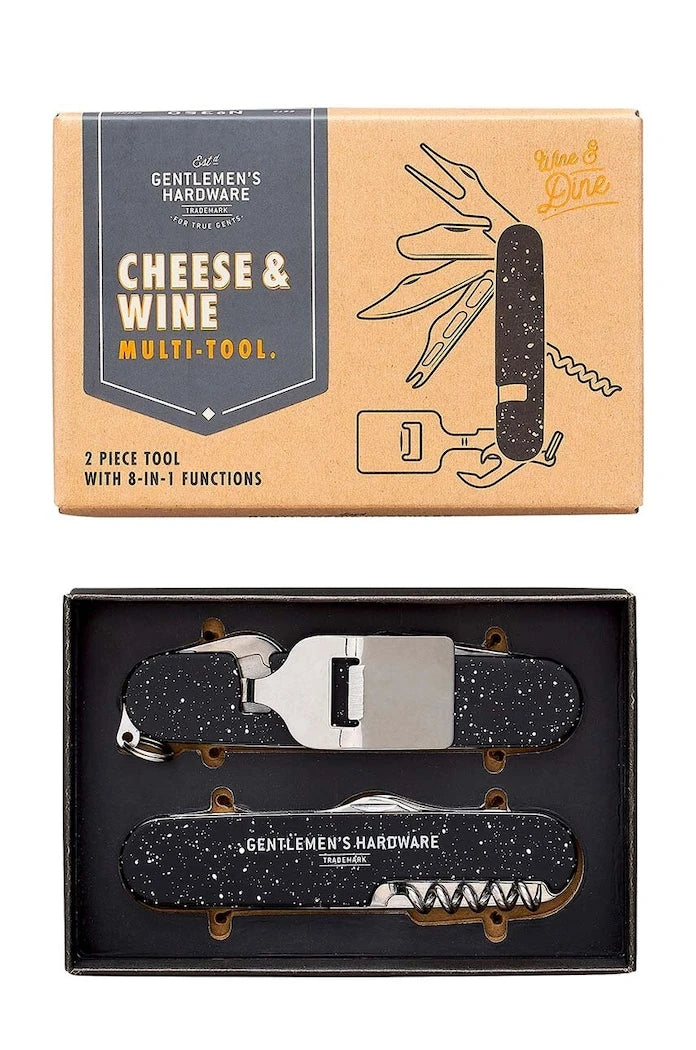 Gentelmen's Hardware Cheese and Wine Tool Çok Fonksiyonlu Alet
