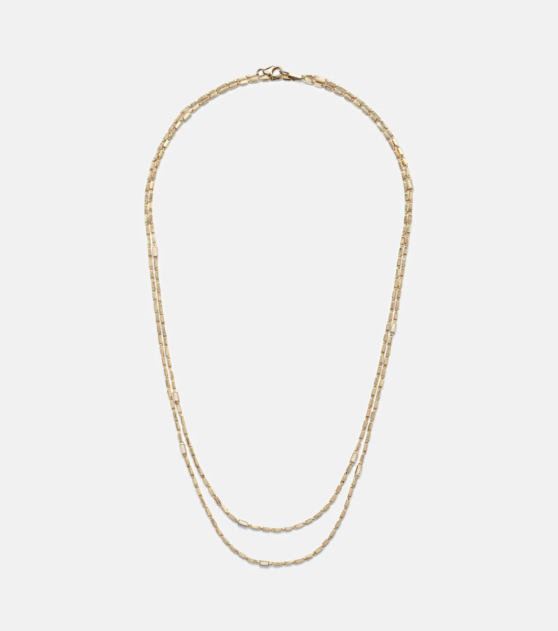 Suzanne Kalan - 18kt gold chain necklace with diamonds