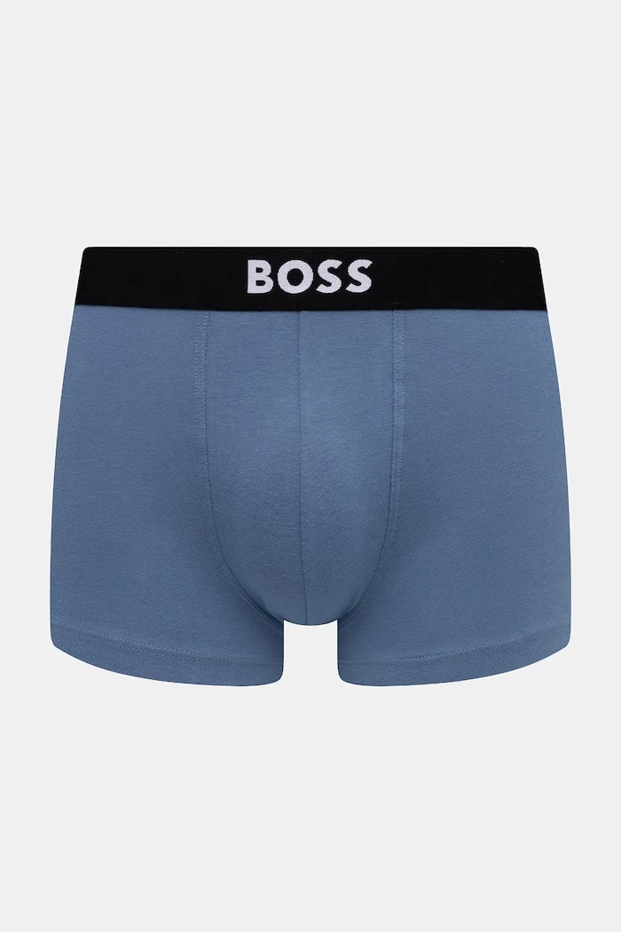 BOSS erkek pamuklu elastan boxer Trunk 3P BOSS ONE 3’lü