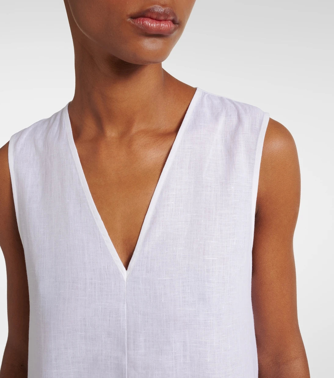 Asceno - Nisha linen midi dress