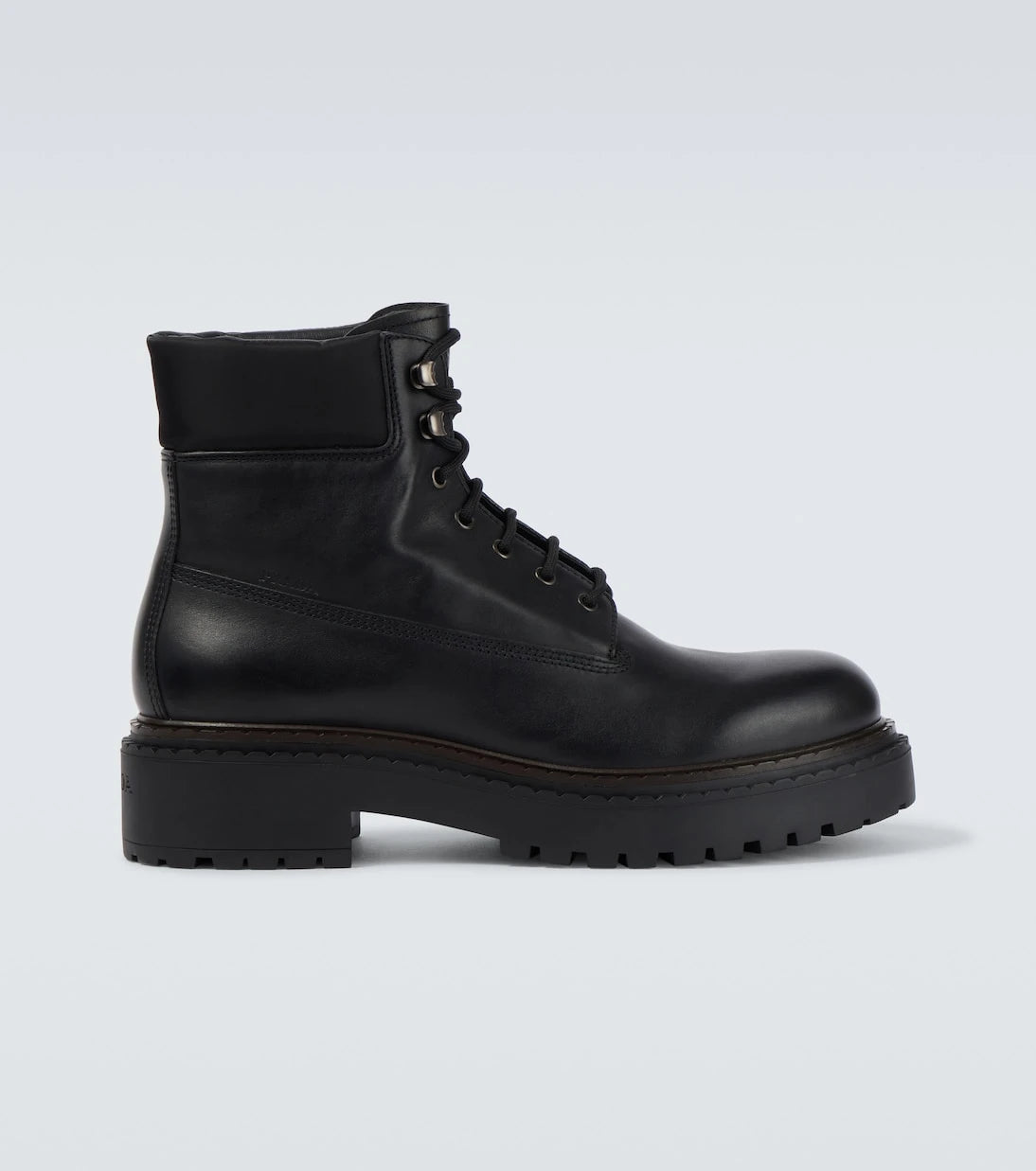 Prada - Leather and Re-Nylon ankle boots
