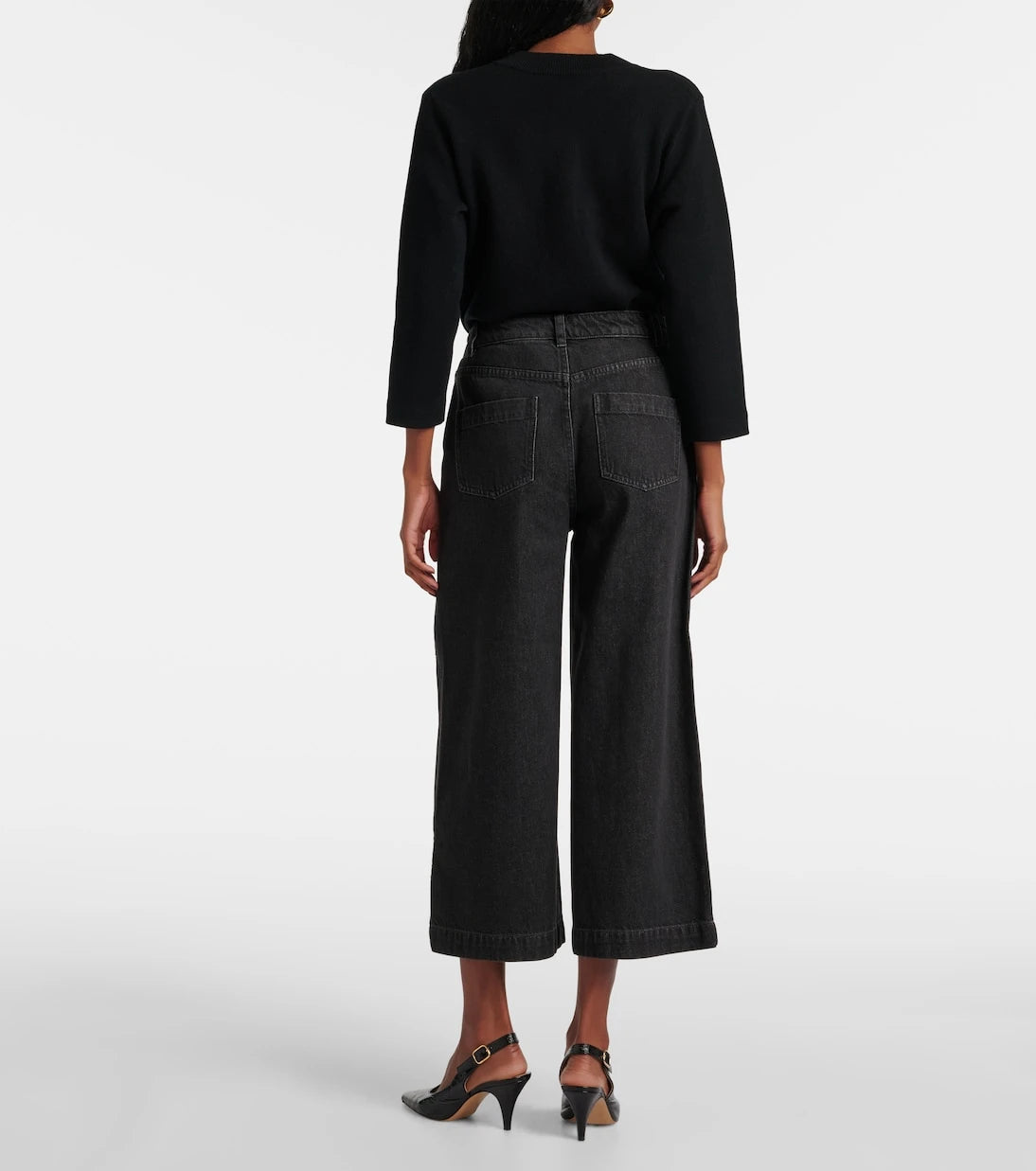 Vince - Cropped wide-leg jeans
