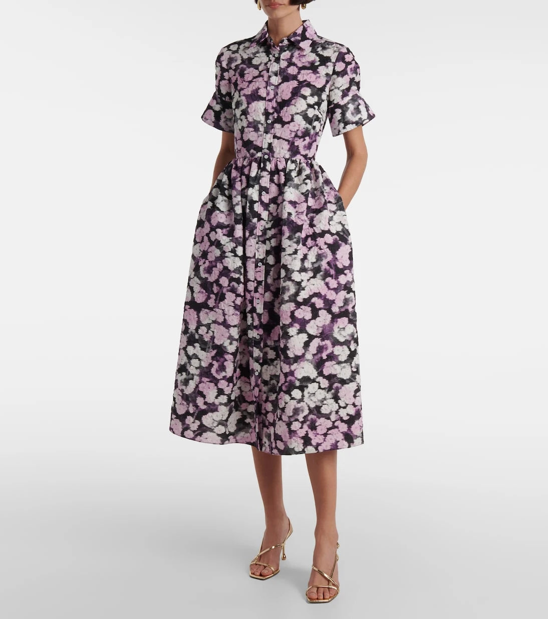 Erdem - Floral shirt dress