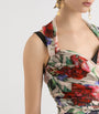 Dolce & Gabbana Multi Floral Print Corset Top