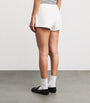 Ivory xSotheby’s Cotton Embroidered Sweatshorts