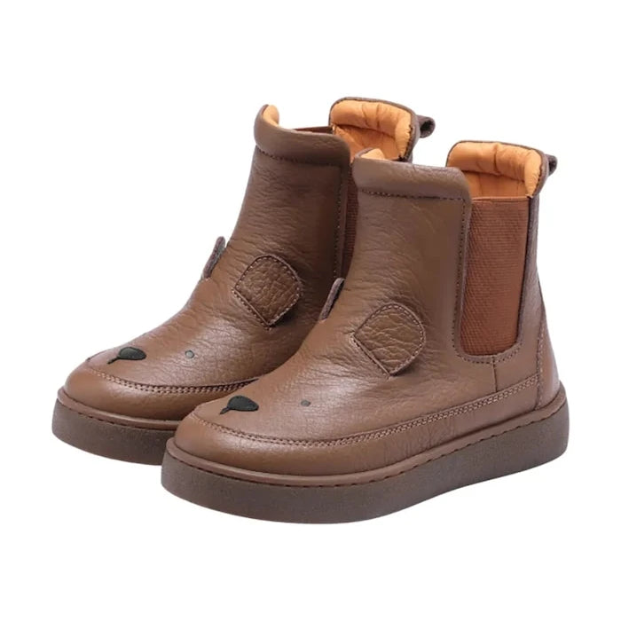 Donsje Thuru Classic Boots Bear Çocuk Deri Kışlık Botlar