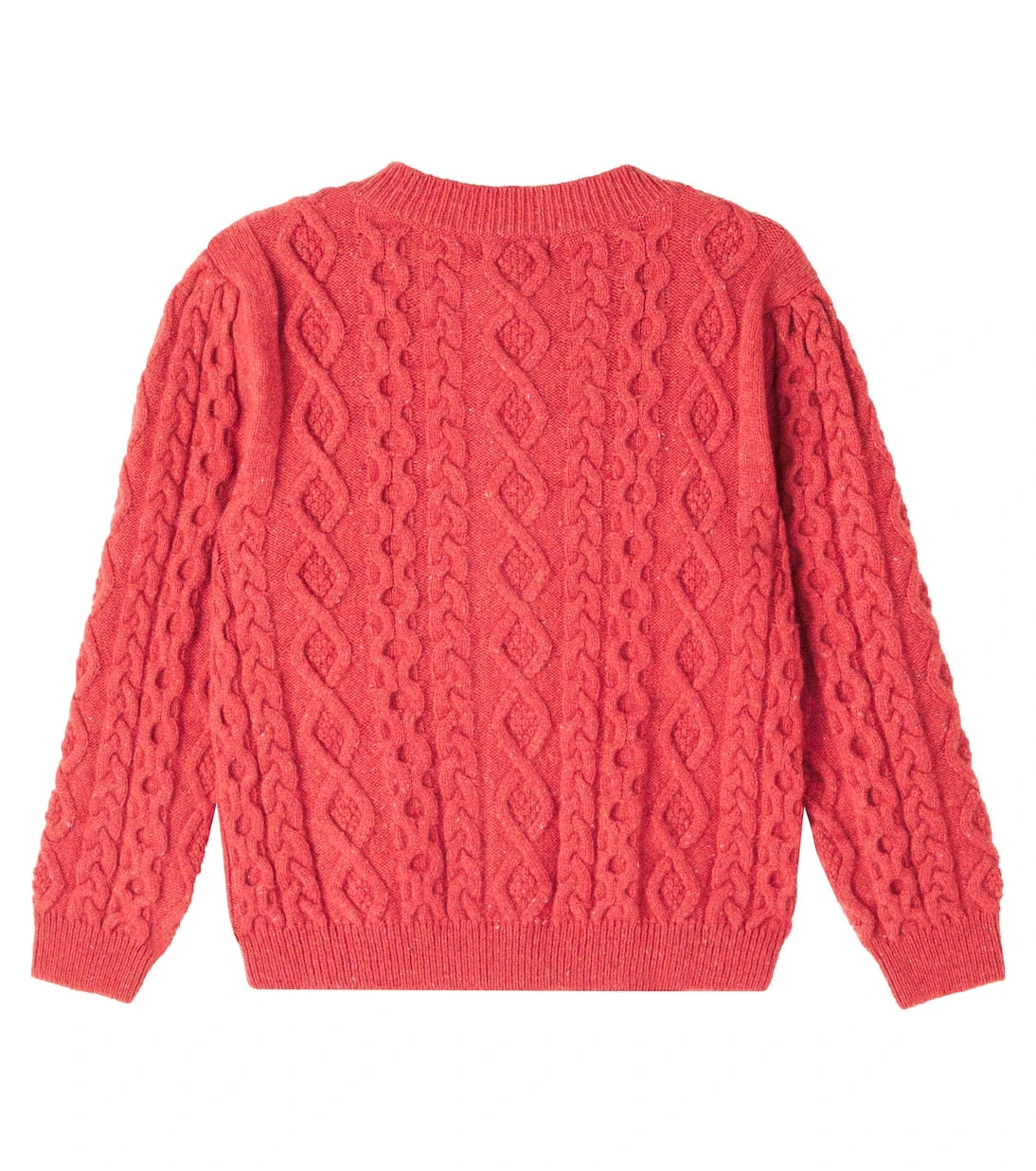 Bebe Organic - Lalisa cable-knit wool-blend cardigan
