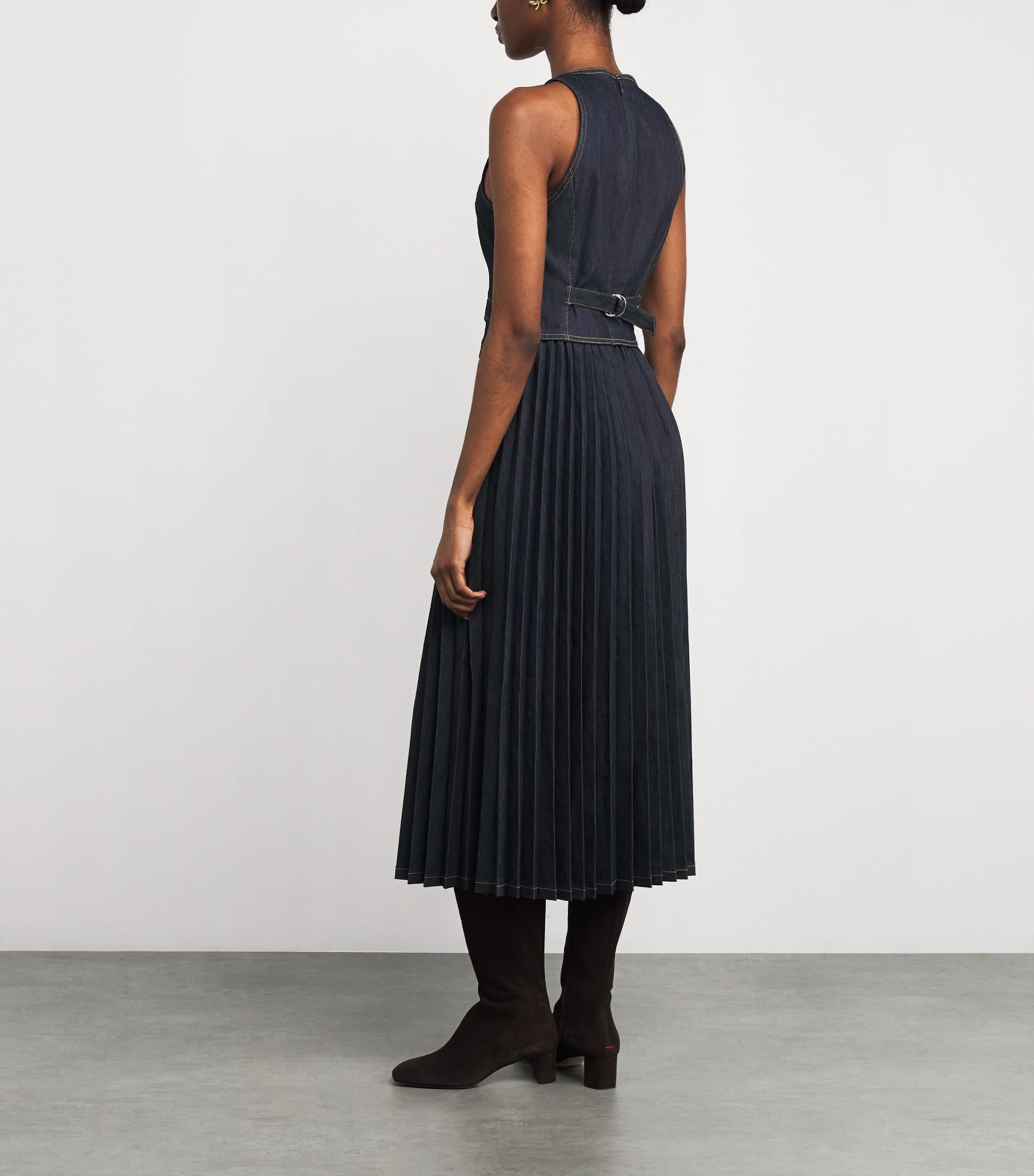 Denim Esther Midi Dress INDIGO