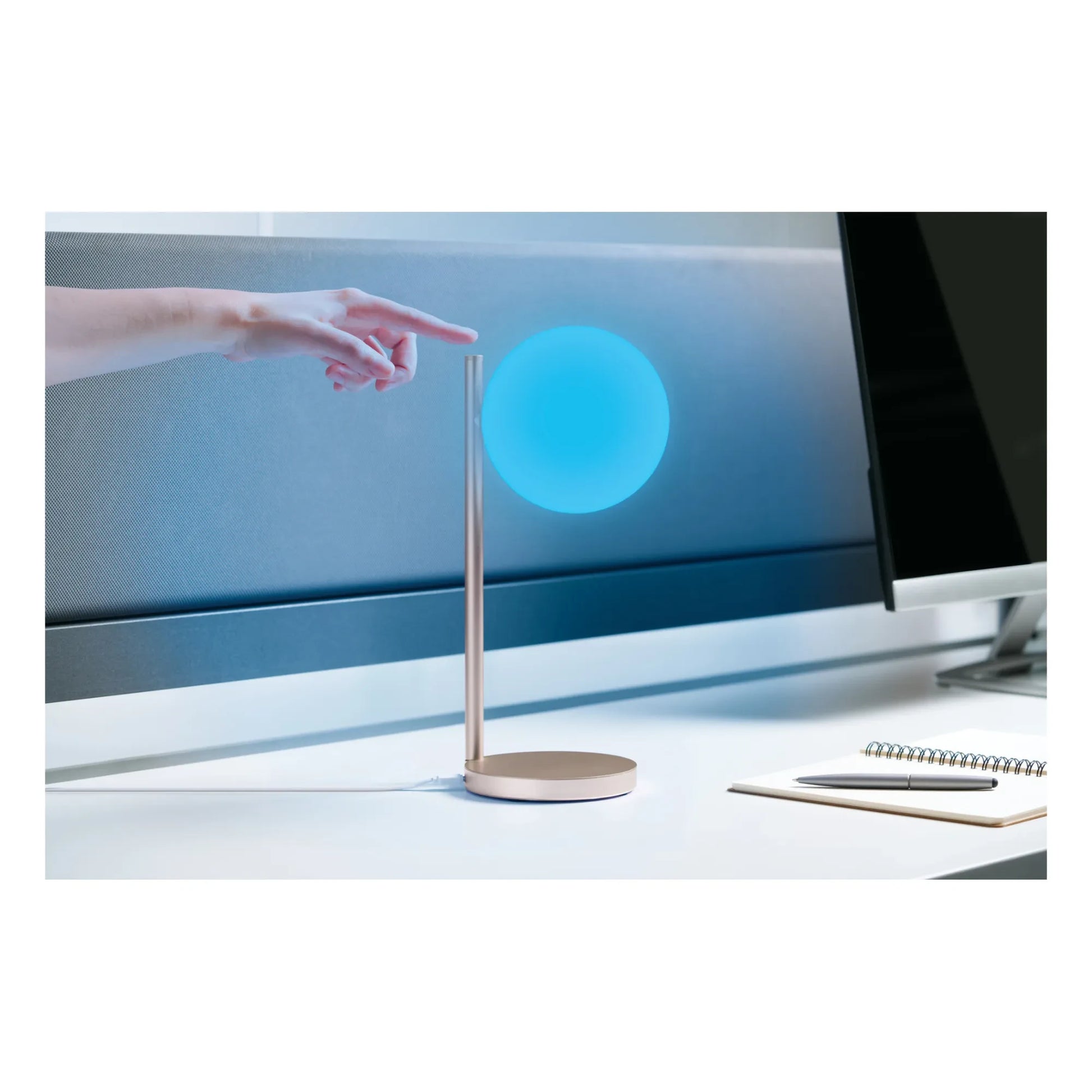 Lexon - Bubble LED desk lamp and charging stand | Gold